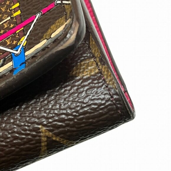 LOUIS VUITTON Brown Monogram Wallet - Picture 6 of 9